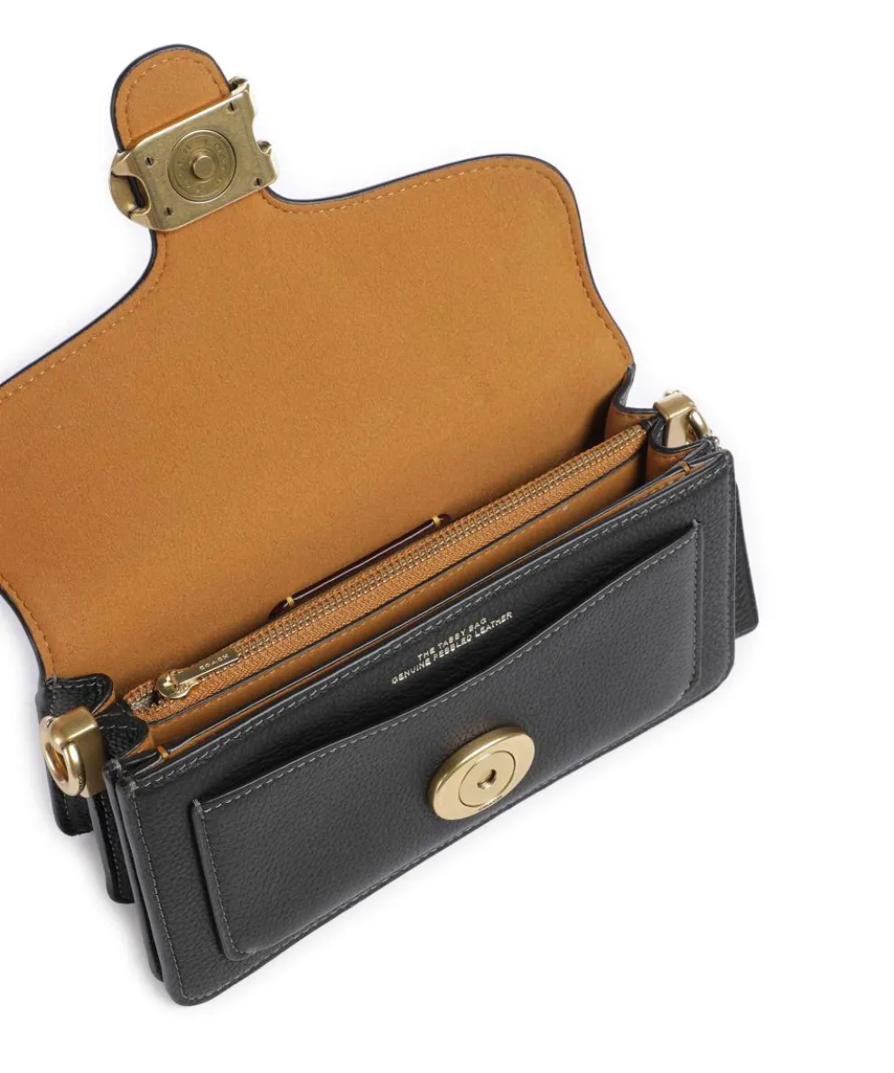 Tabby 20 Shoulder bag grained cow leather black