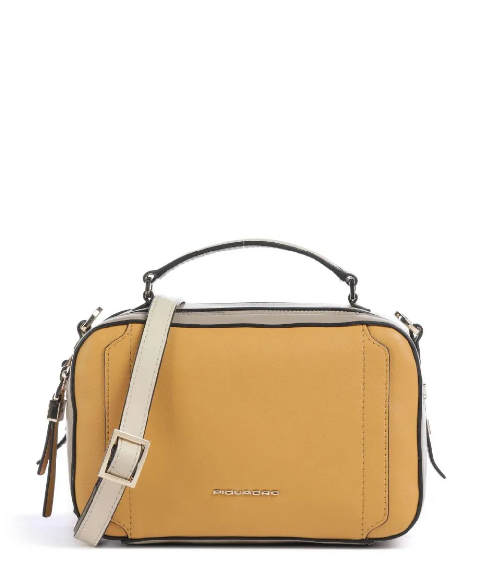 W92 Crossbody bag fine grain cow leather ochre