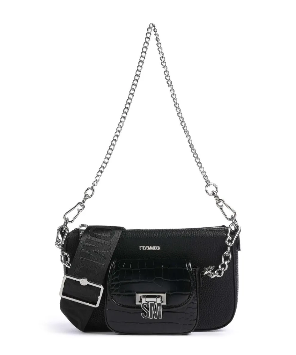 BURGE Shoulder bag imitation leather black