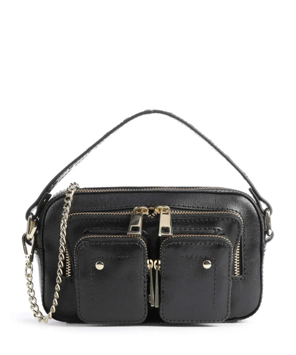 Florence Helena Crossbody bag fine grain leather black
