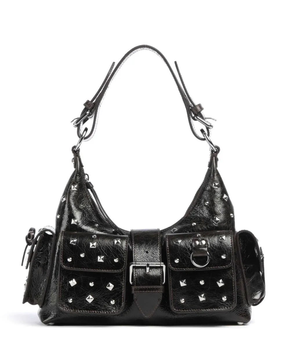 Amelia Shoulder bag cow leather dark brown