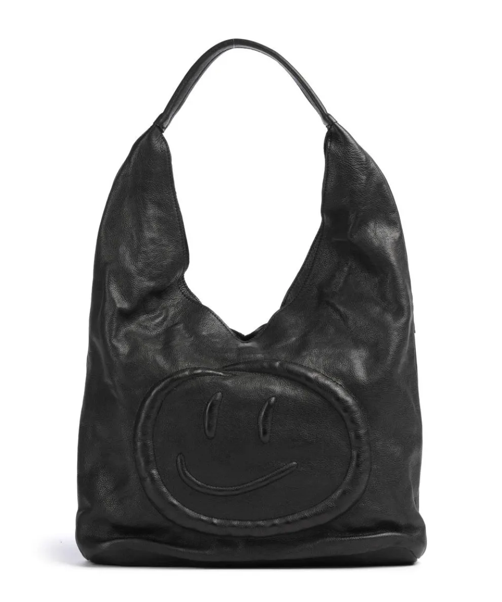 Freiheitsplatz 1 Tote bag grained cow leather black