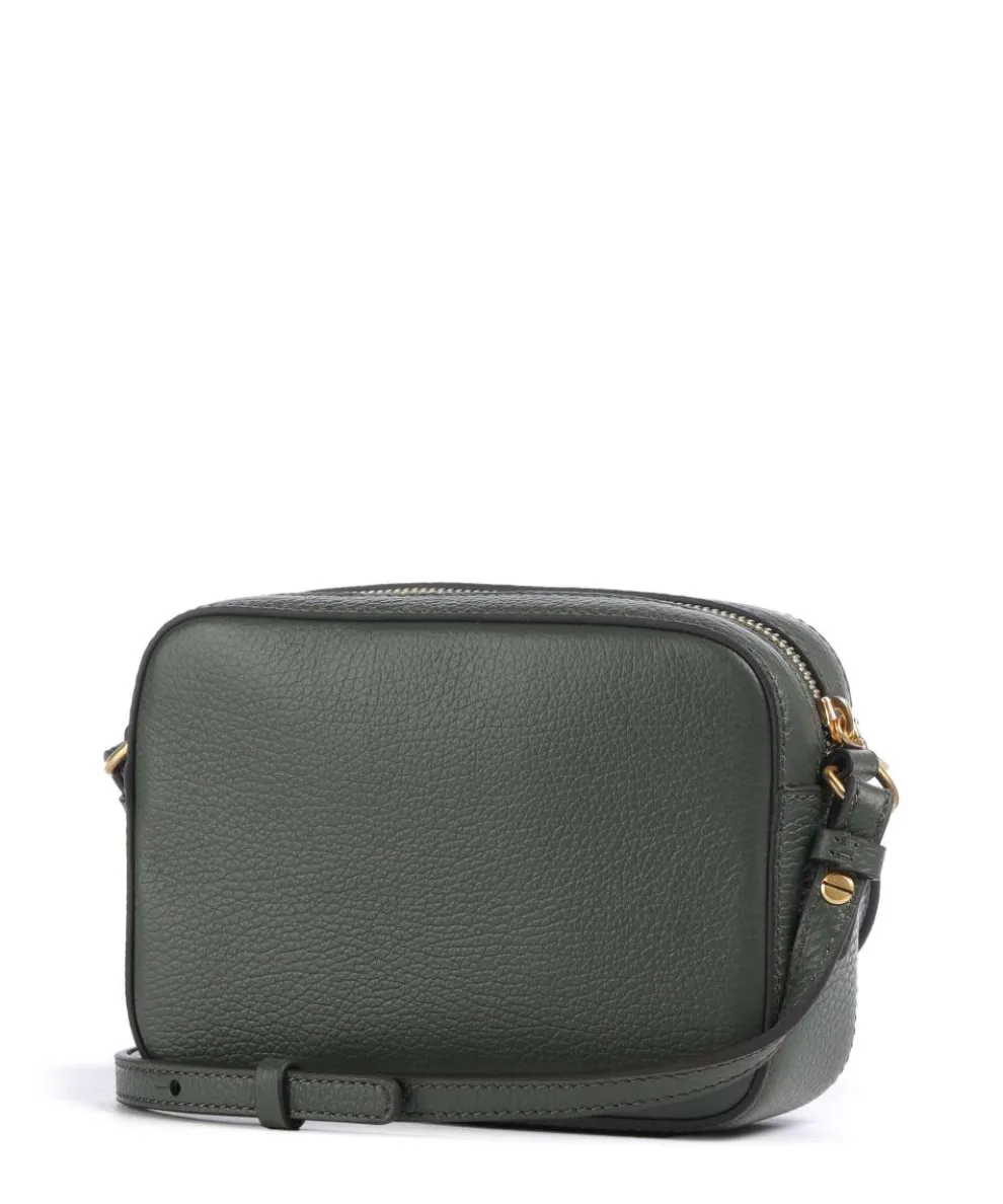 Beat Soft Crossbody bag grained cow leather dark green