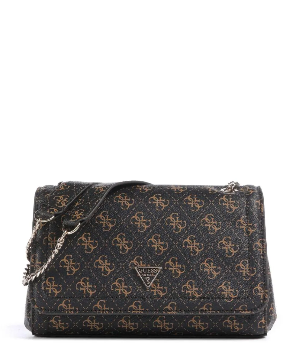 Noelle Q Logo Shoulder bag imitation leather dark brown