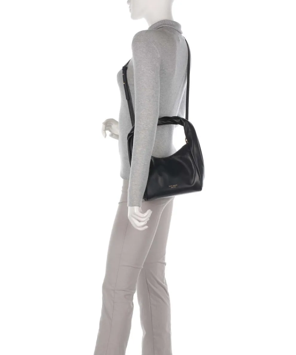 Twirl Shoulder bag soft cow leather black