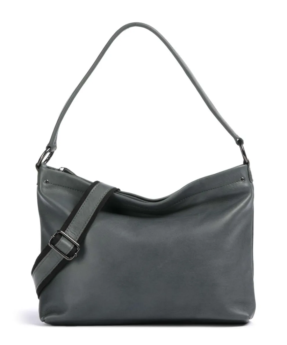 Caugio Hobo bag fine grain cow leather green