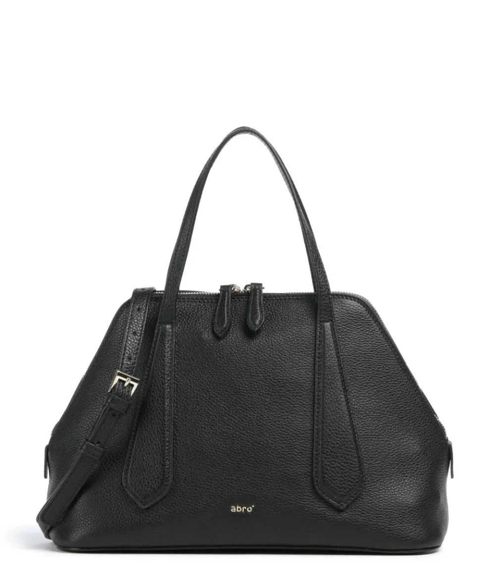 Agave Chachacha Handbag grained leather black