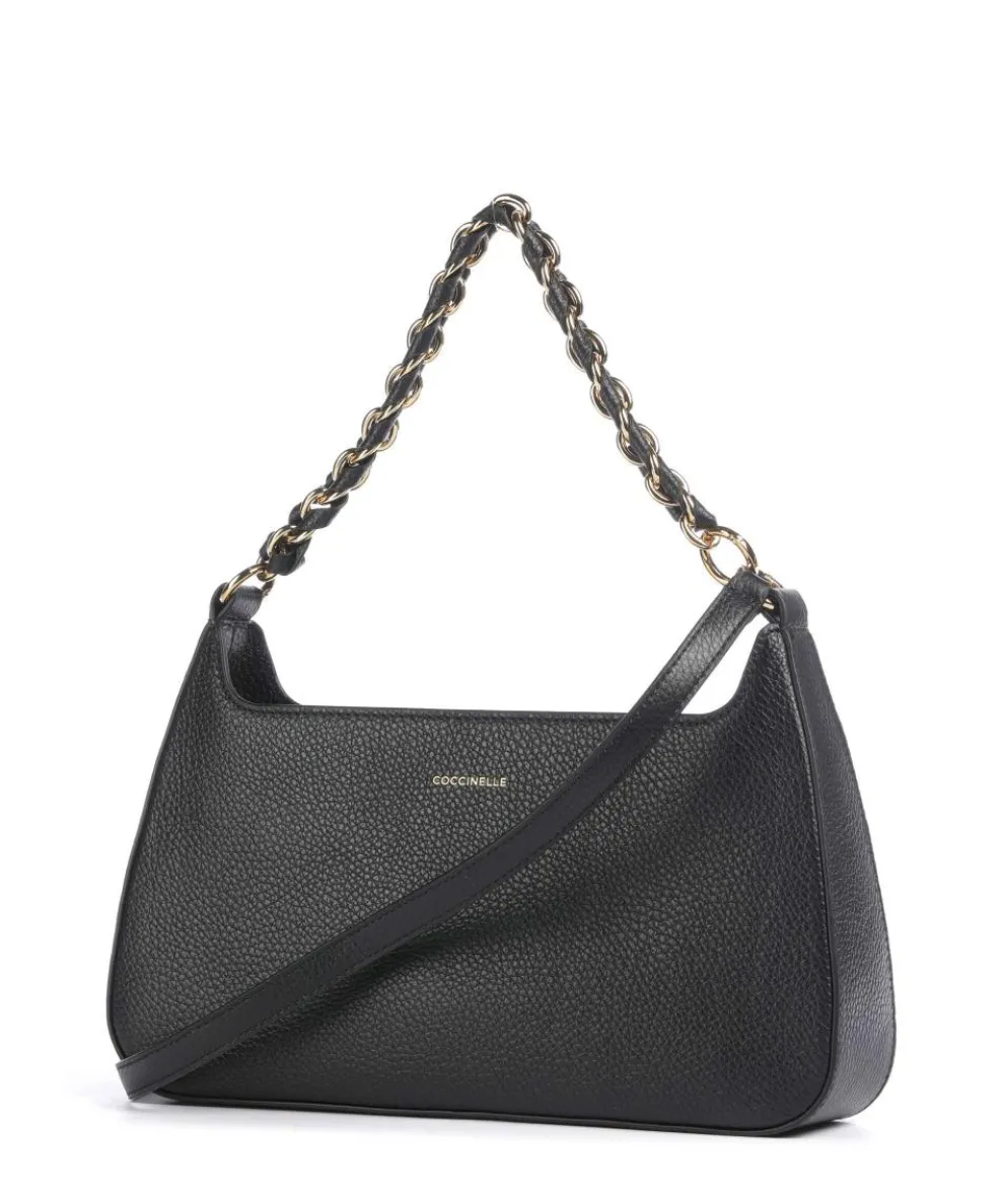 Beat Shoulder bag grained cow leather black