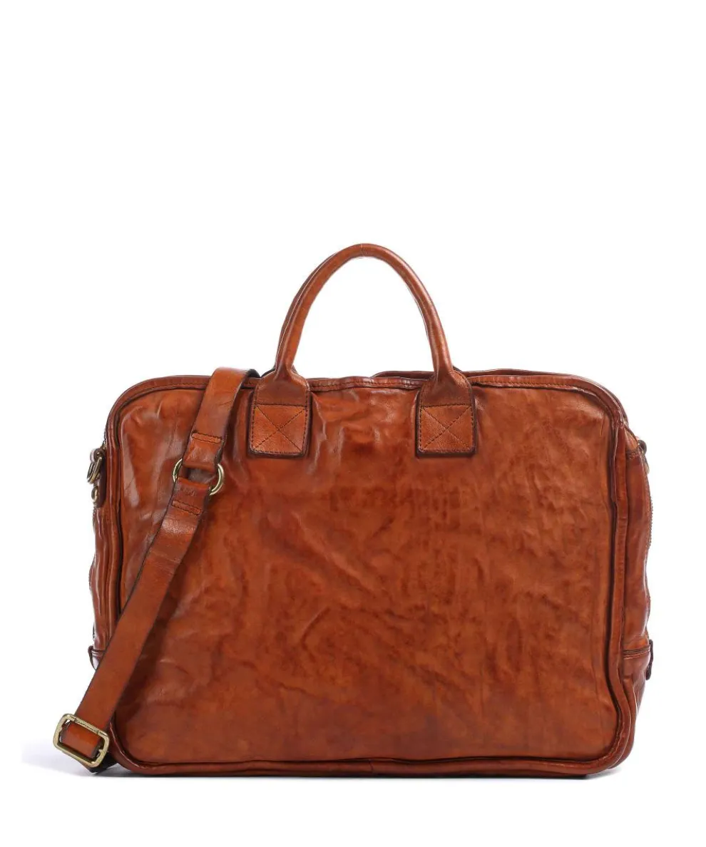 Briefcase 15″ fine grain cow leather cognac