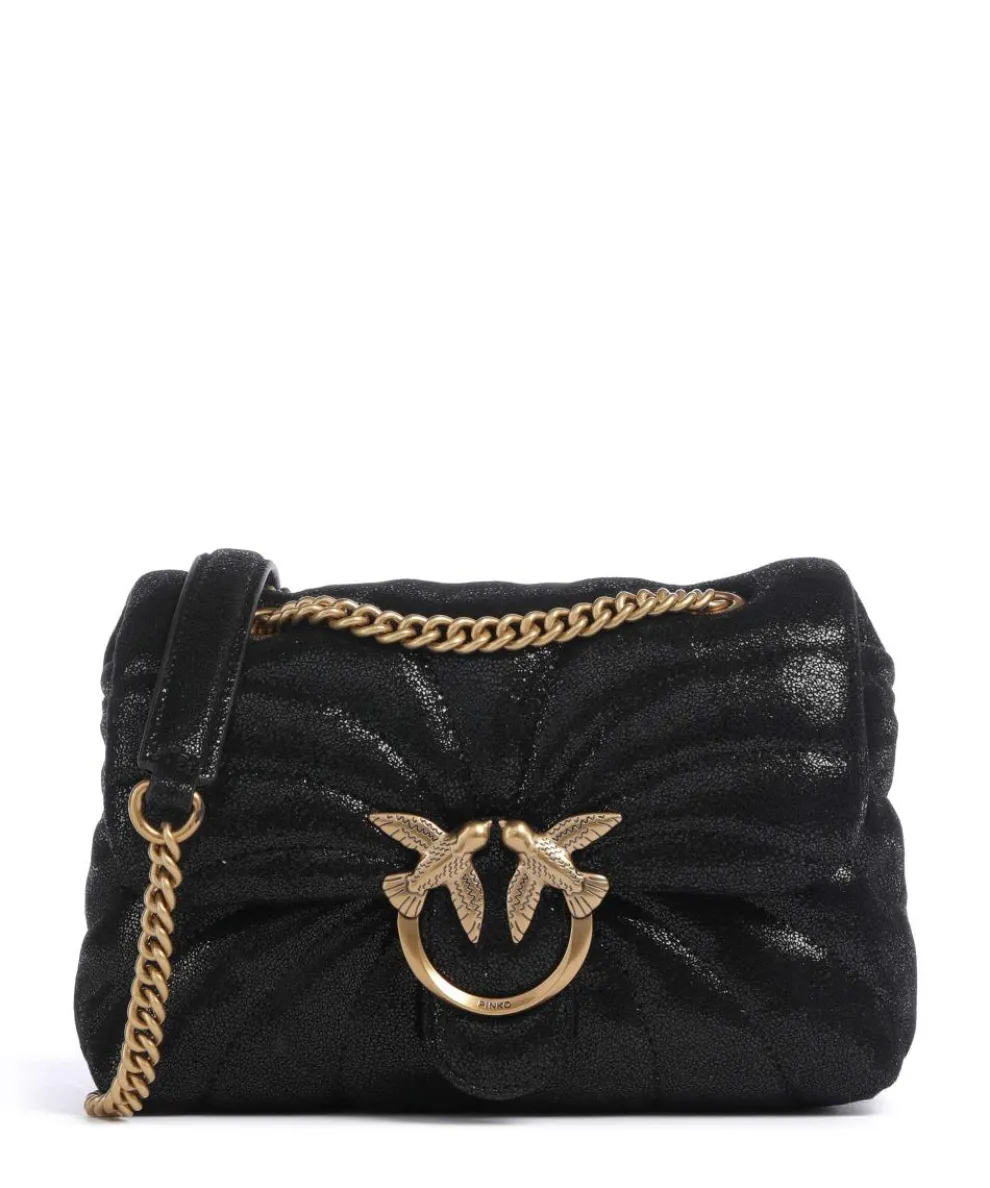 Love Puff Mini Shoulder bag suede black