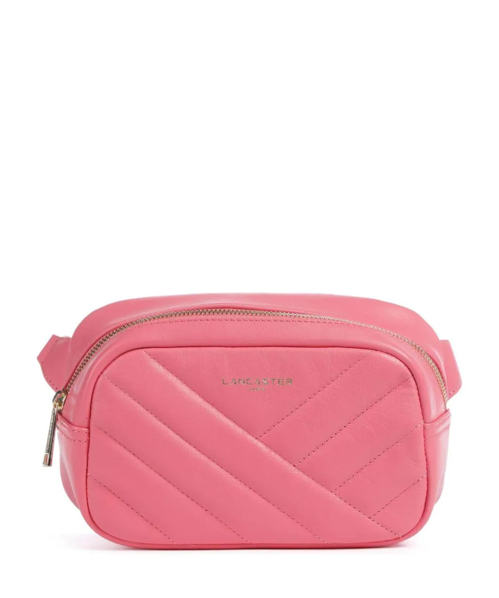 Soft Matelassé Fanny pack soft cow leather pink
