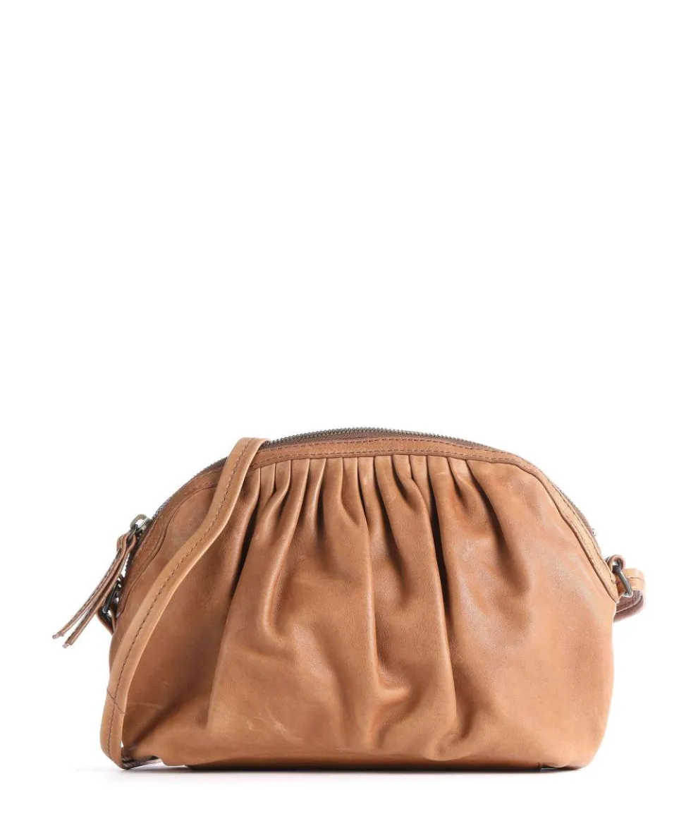 Coffee Klatsch Aubrey Shoulder bag grained cow leather brown