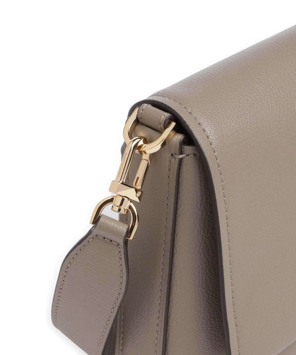 Nessa Large Crossbody bag grained cow leather taupe
