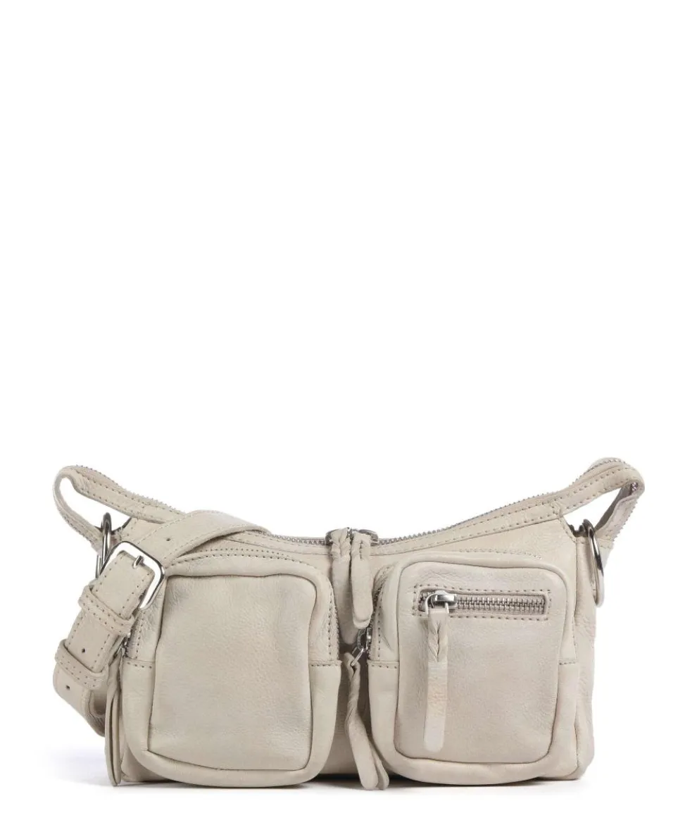 Salvatorianerplatz 4 Shoulder bag grained cow leather beige