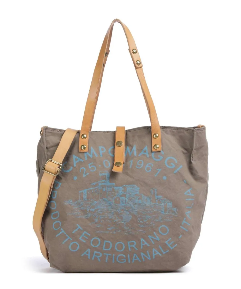 Tote bag cotton olive-green