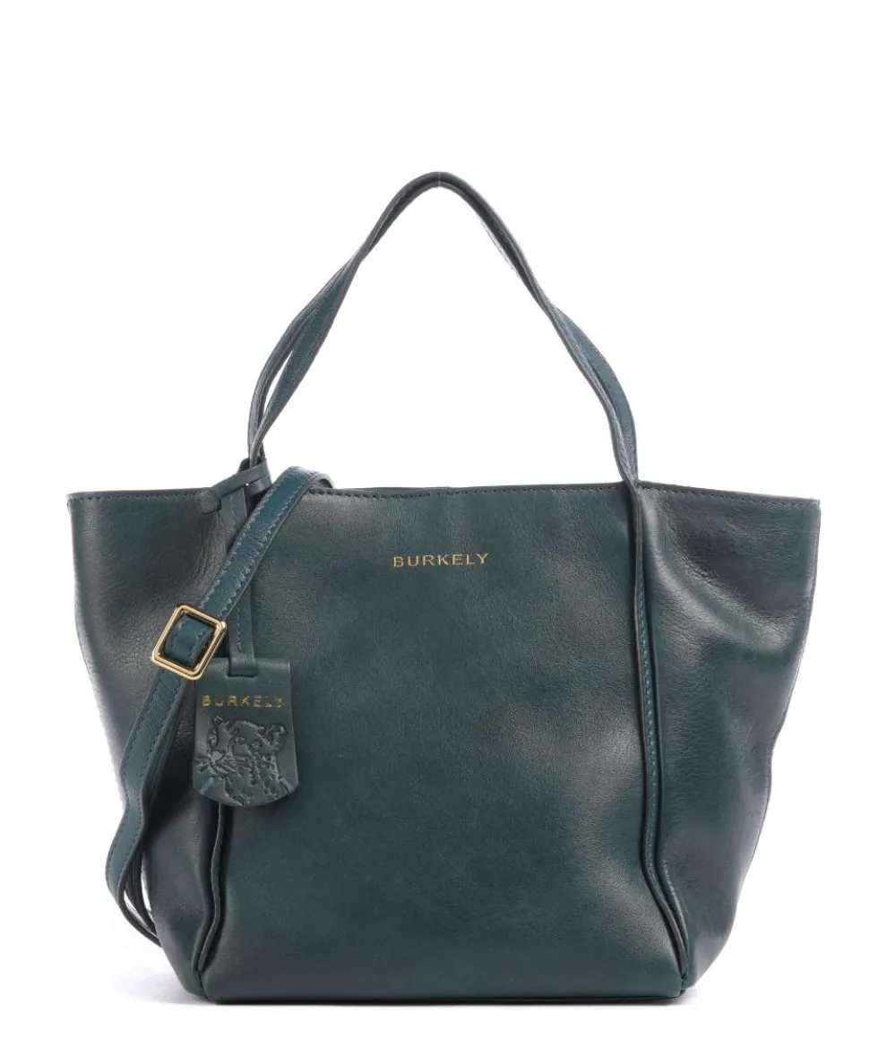 Fine Florence Crossbody bag fine grain leather petrol