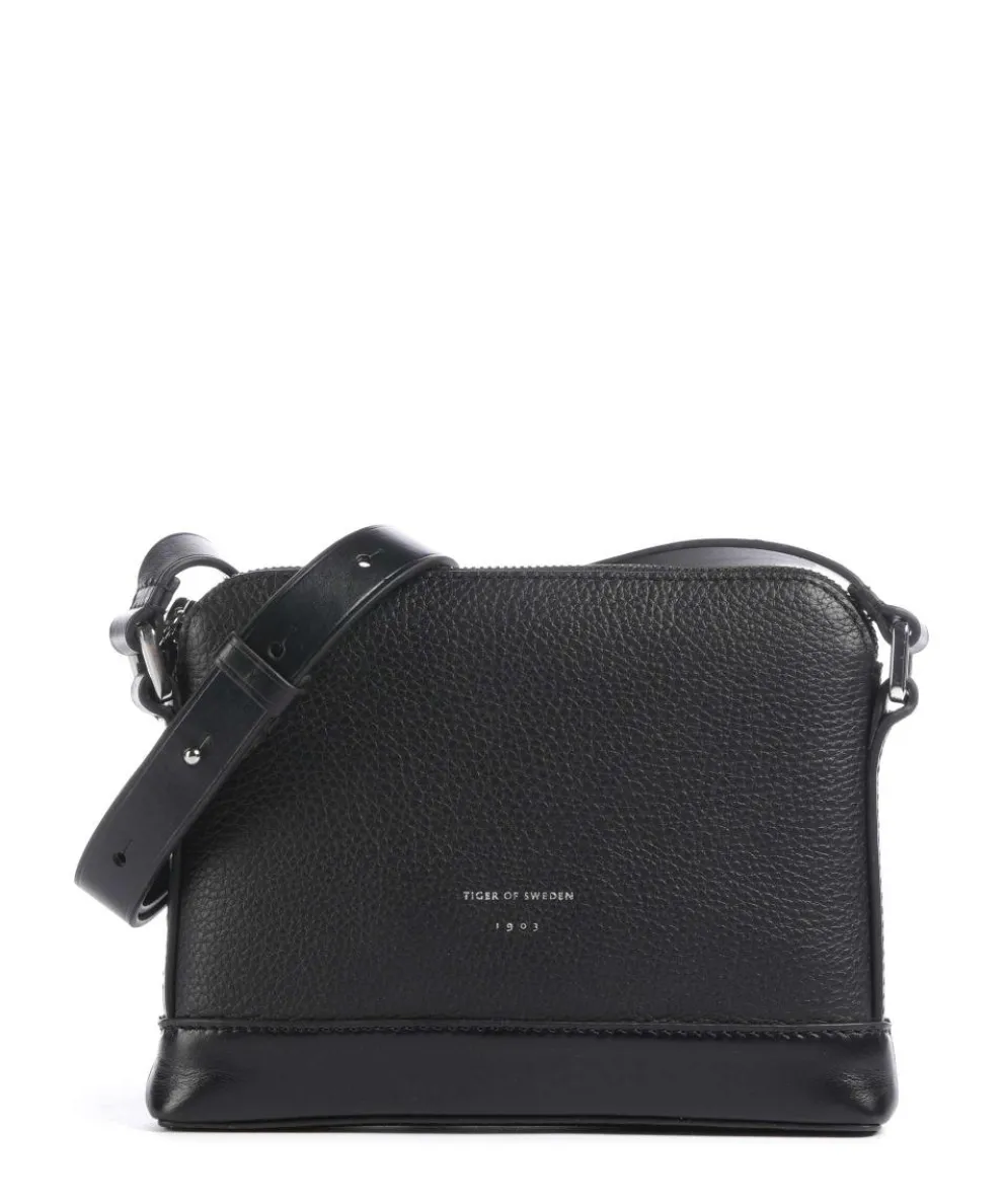 Diu Crossbody bag grained cow leather black