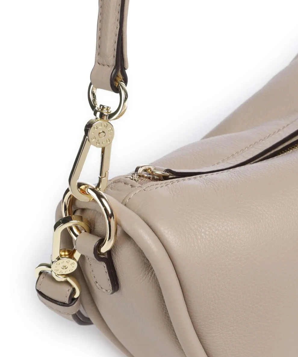 Dalia Willow Hobo bag grained leather beige