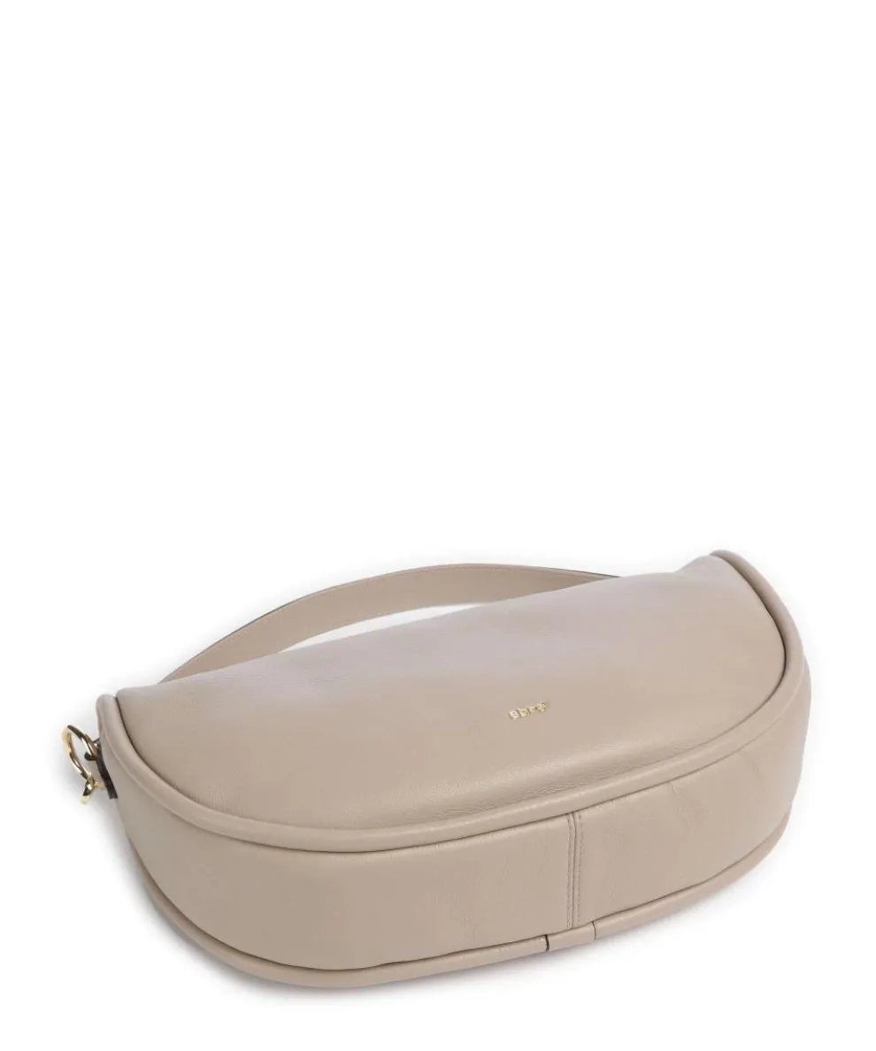 Dalia Willow Hobo bag grained leather beige