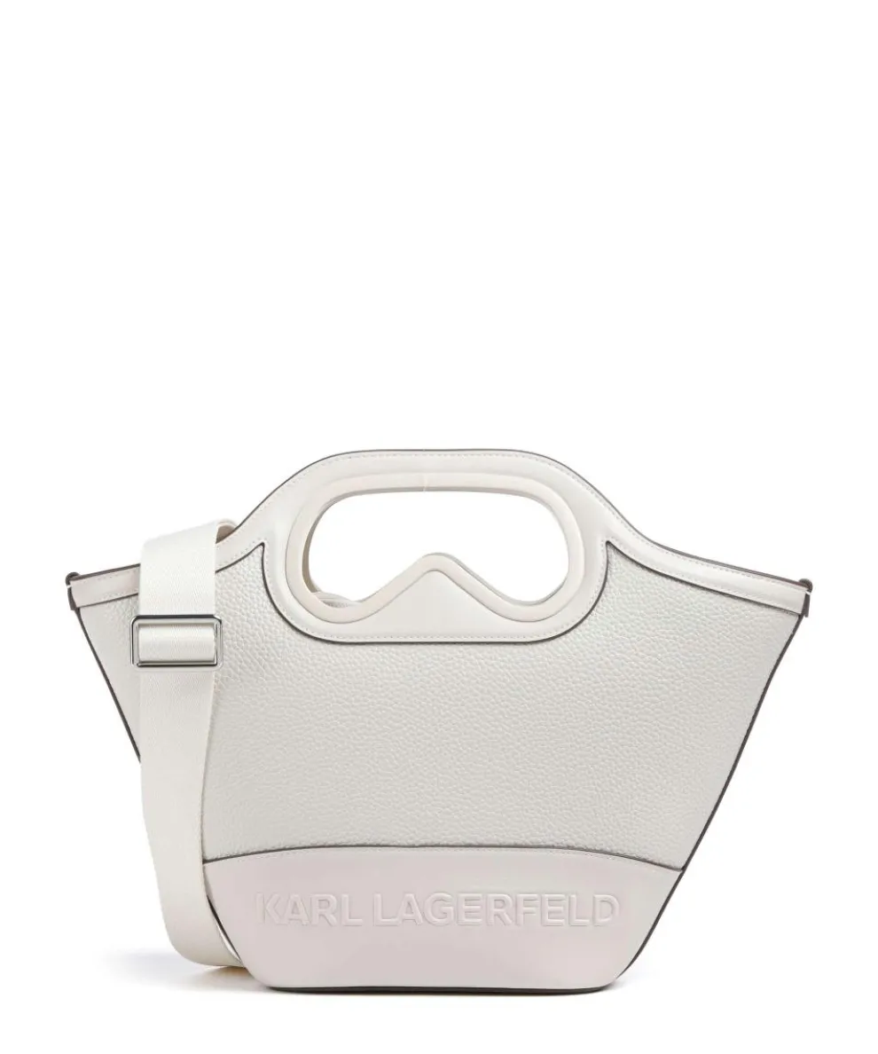 K/Aviator Handbag imitation leather ivory