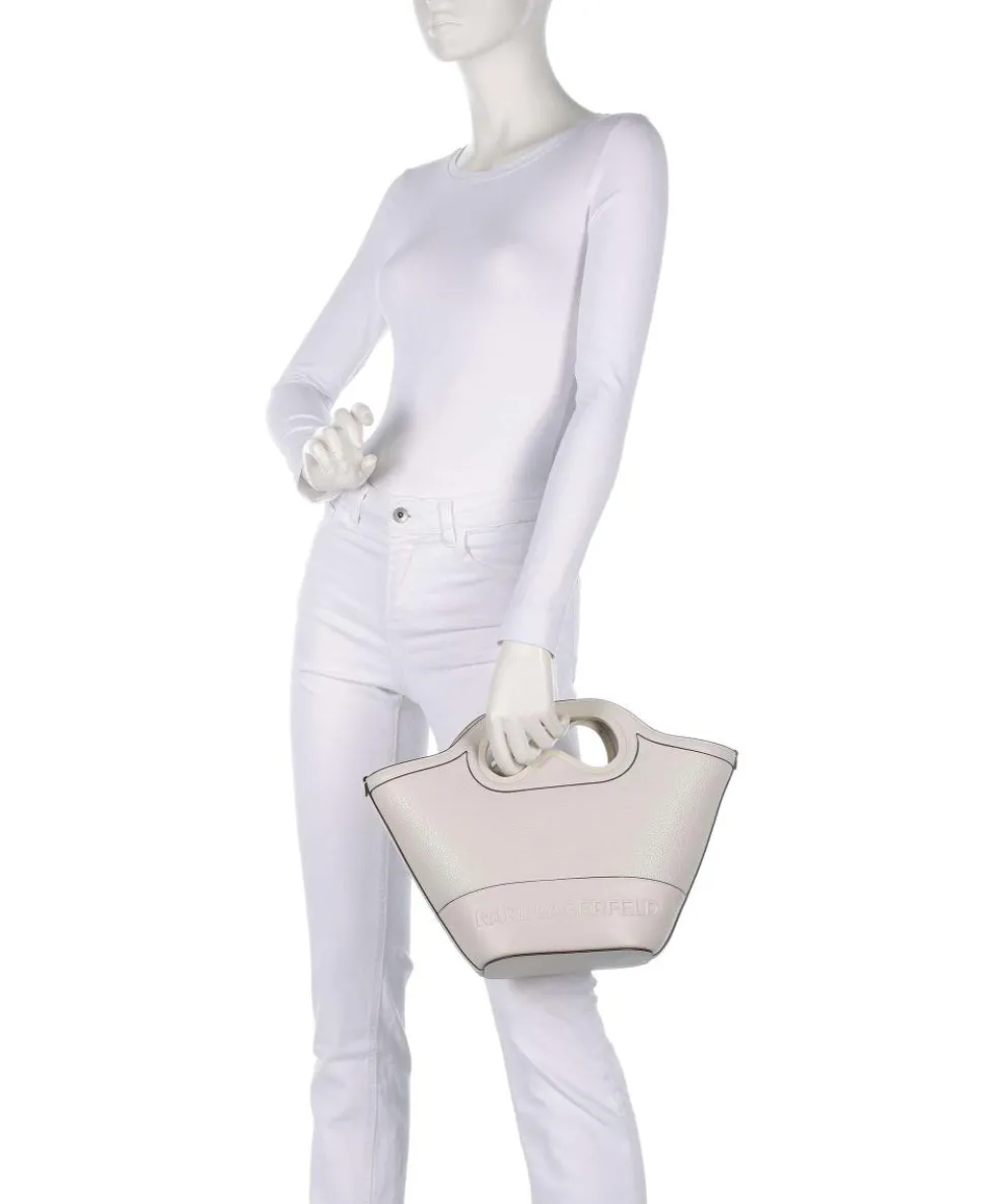 K/Aviator Handbag imitation leather ivory