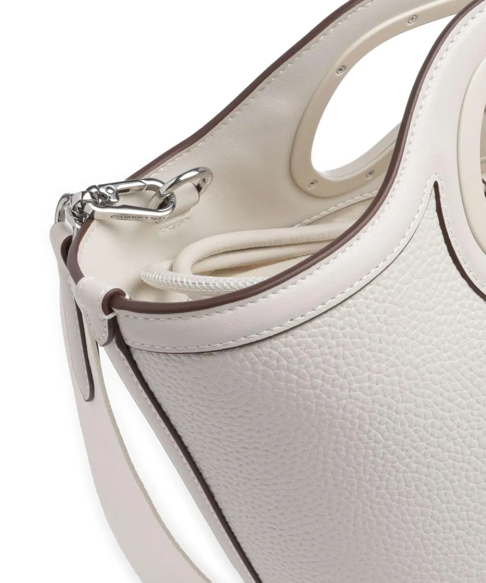 K/Aviator Handbag imitation leather ivory