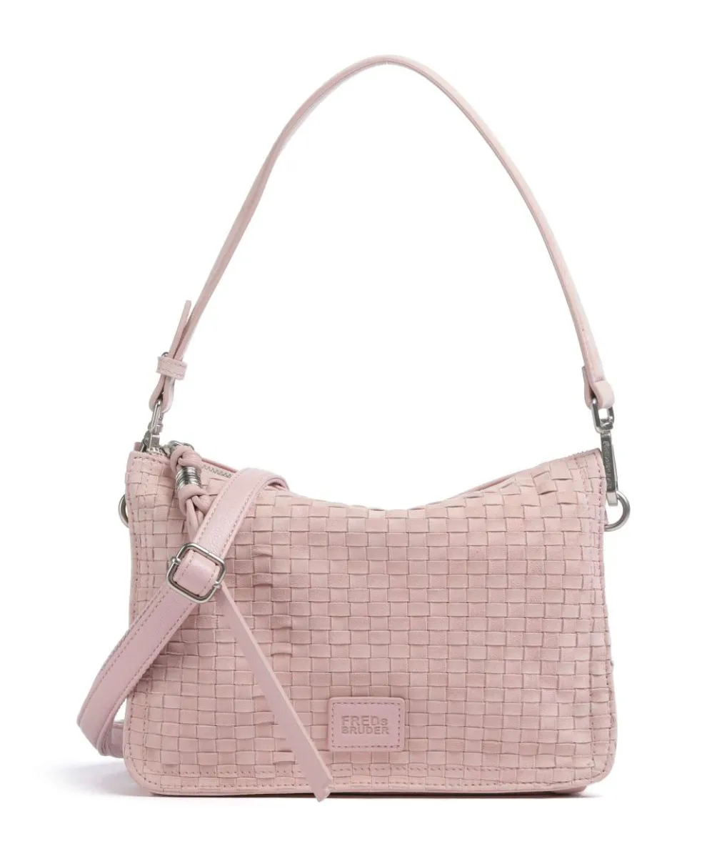 Weave Harmony Shoulder bag sheepskin leather rose