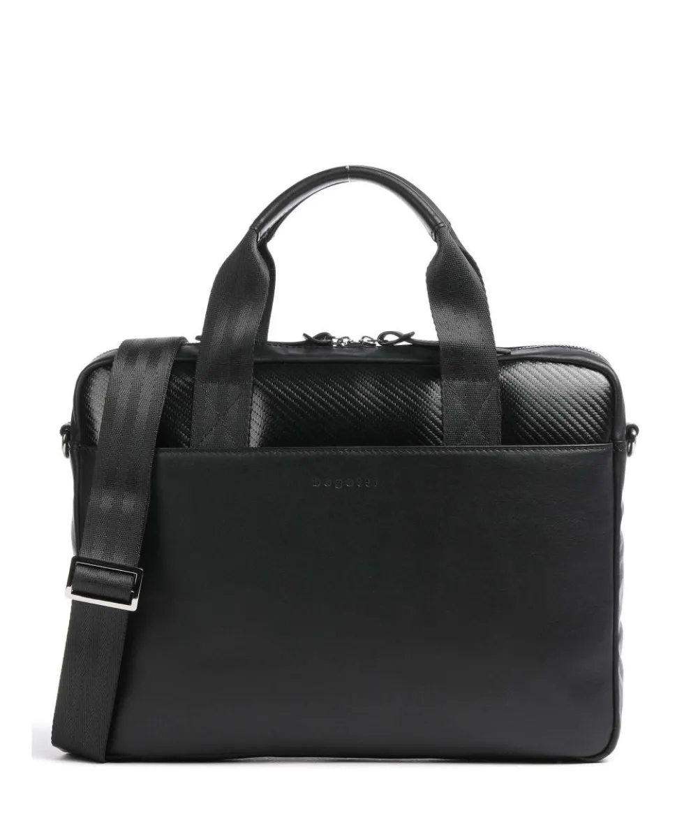 Comet Briefcase 13″ fine grain cow leather black