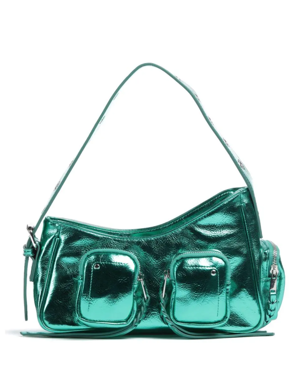 Recycled Cool Jennifer Shoulder bag imitation leather green