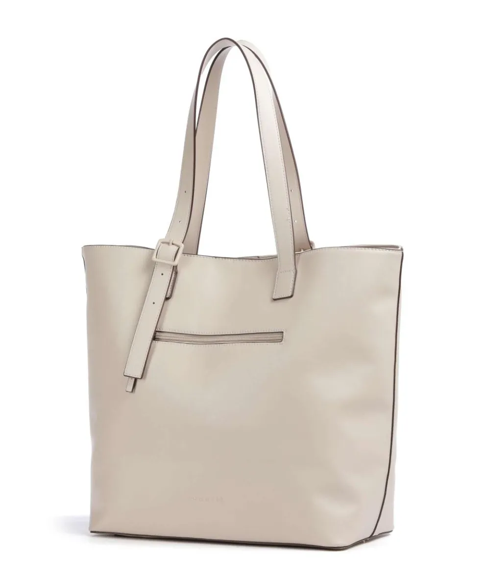 Zita Tote bag imitation leather sand