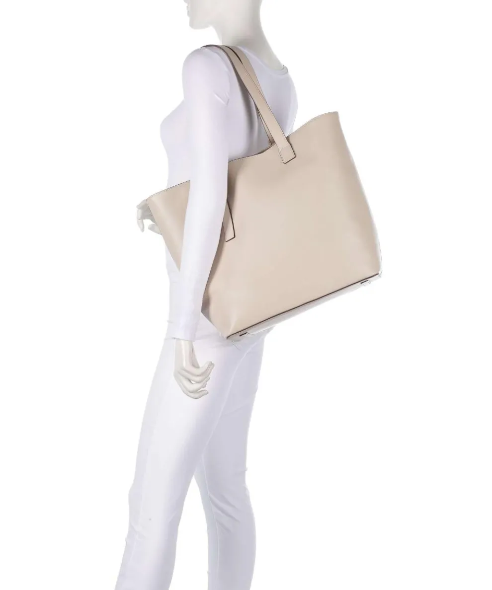 Zita Tote bag imitation leather sand