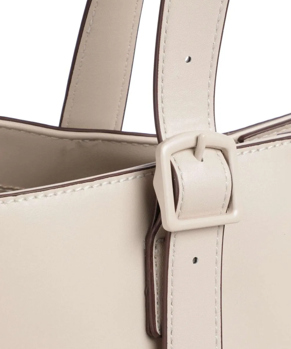 Zita Tote bag imitation leather sand