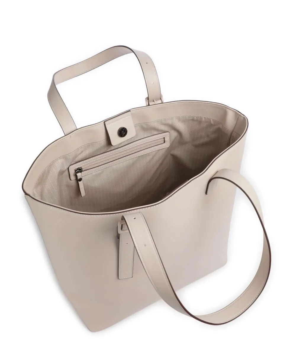 Zita Tote bag imitation leather sand