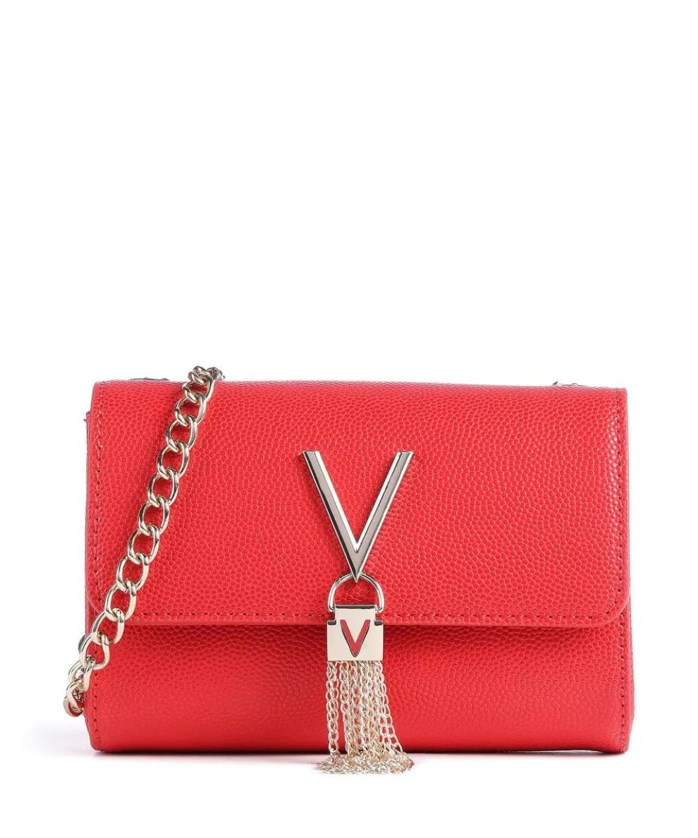Divina Crossbody bag imitation leather red