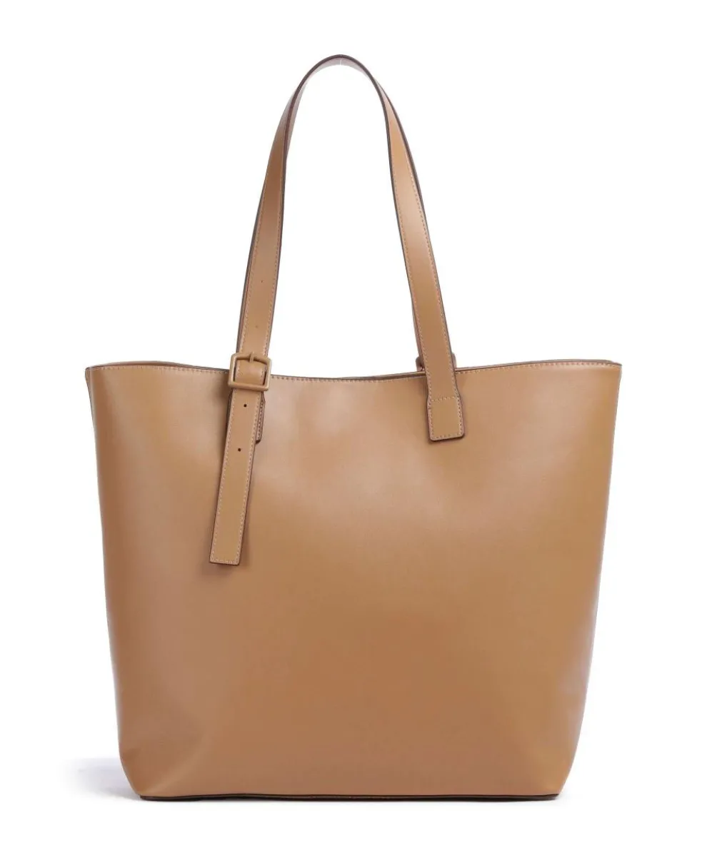 Zita Tote bag imitation leather light brown