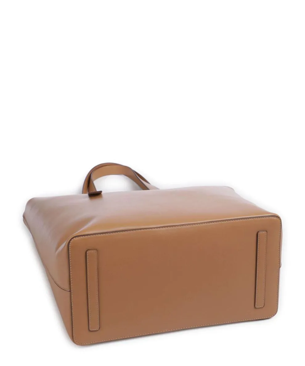 Zita Tote bag imitation leather light brown