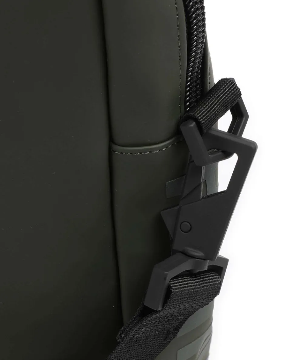 Briefcase 14″ polyurethane, polyester dark green