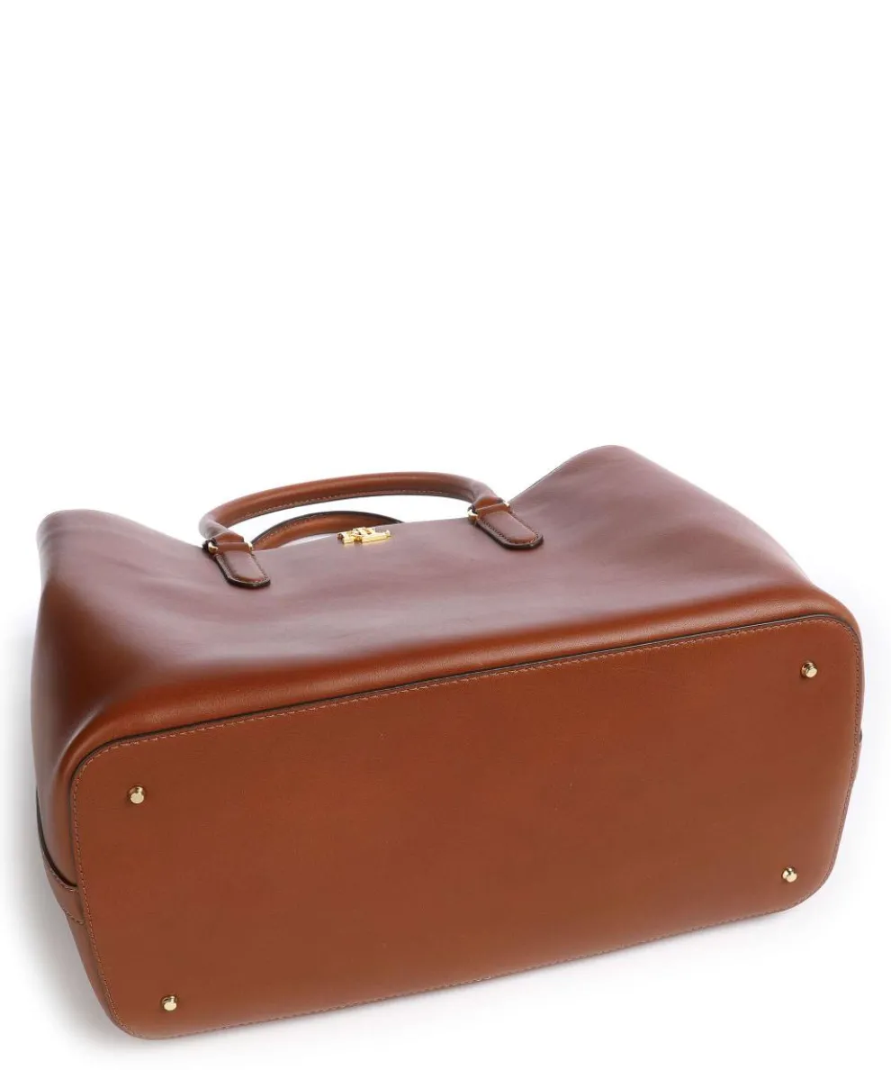 Marcy 36 Handbag fine grain cow leather tan