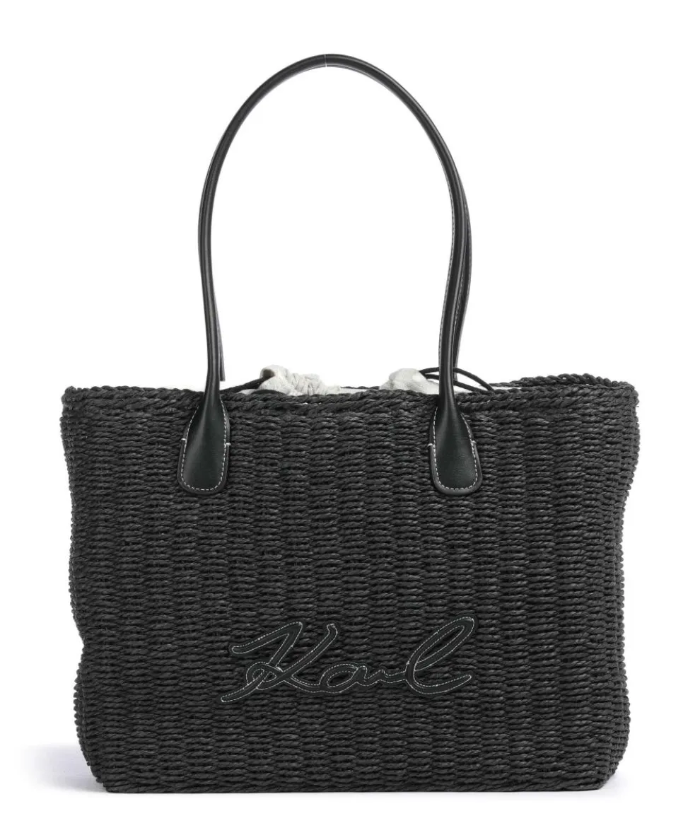 K/Signature Tote bag paper black