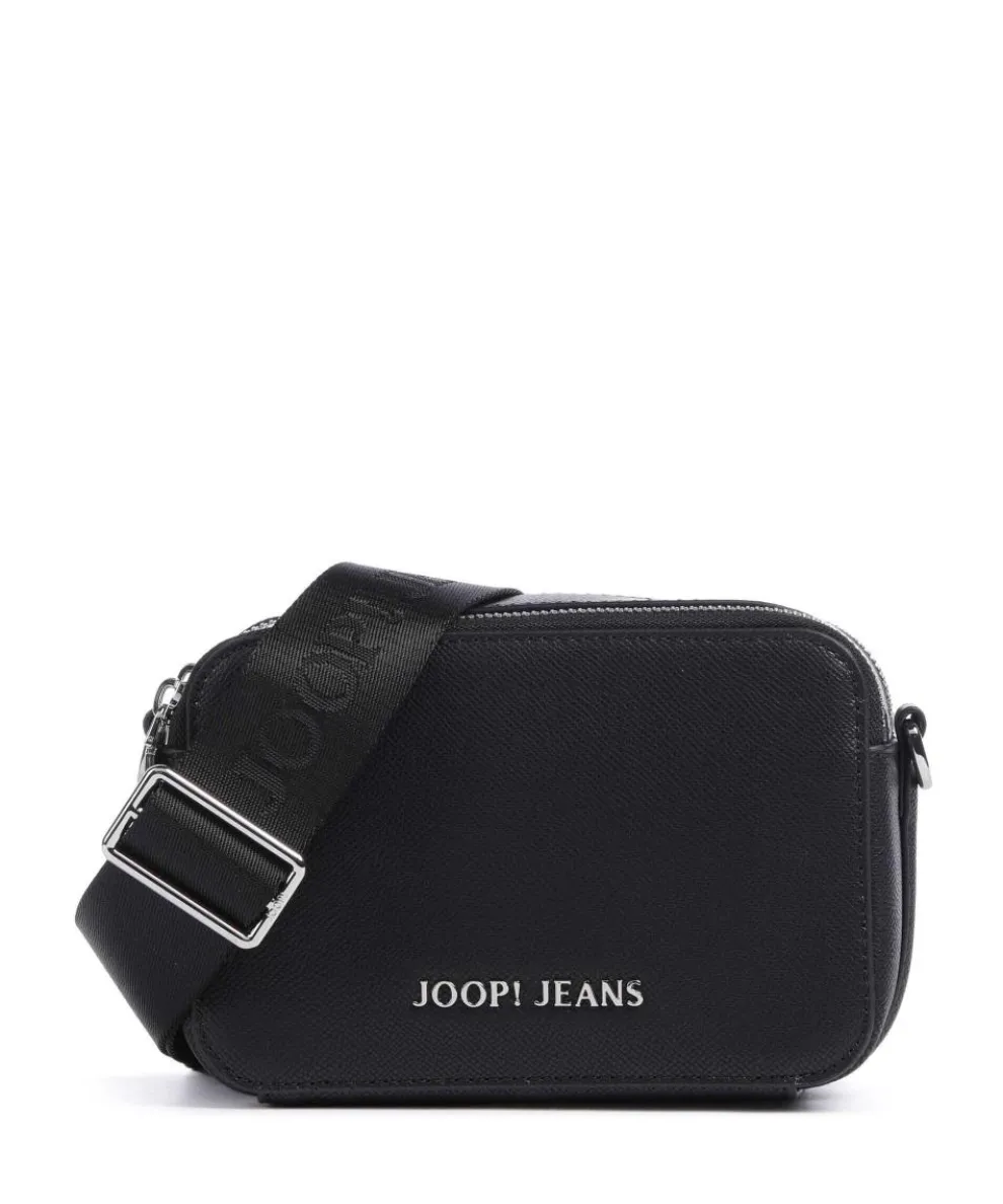 Jeans Cornice Susan Crossbody bag imitation leather black