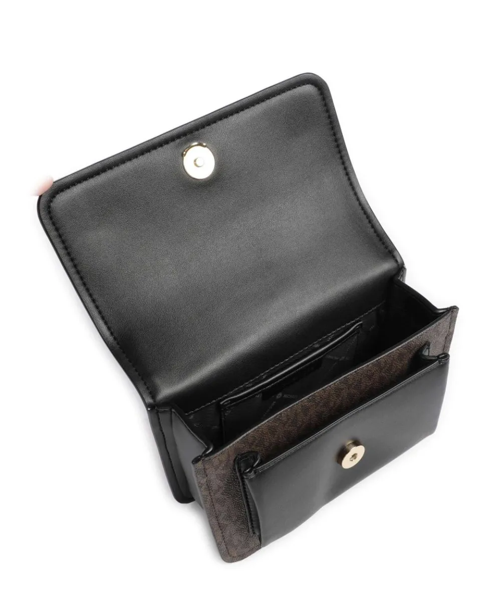 Claire Small Shoulder bag imitation leather dark brown