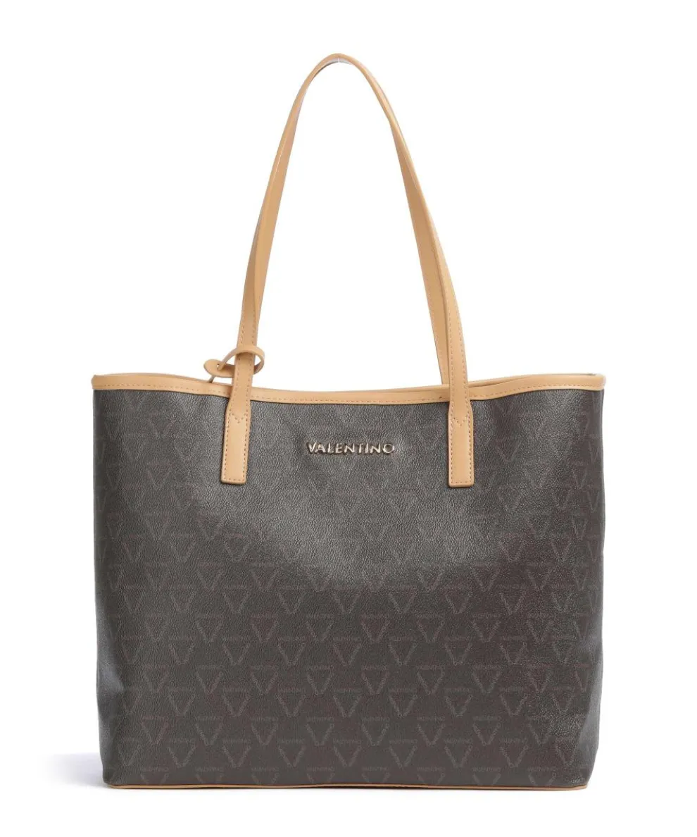 Lady Re Tote bag imitation leather dark brown