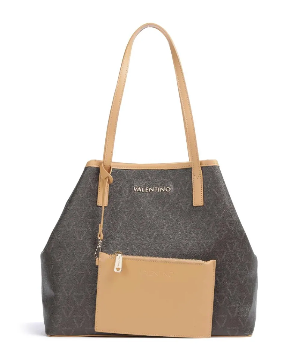 Lady Re Tote bag imitation leather dark brown