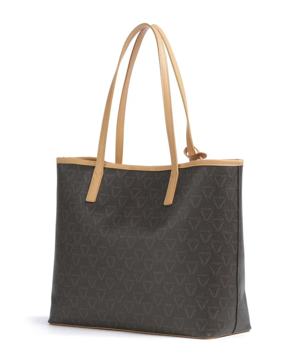 Lady Re Tote bag imitation leather dark brown