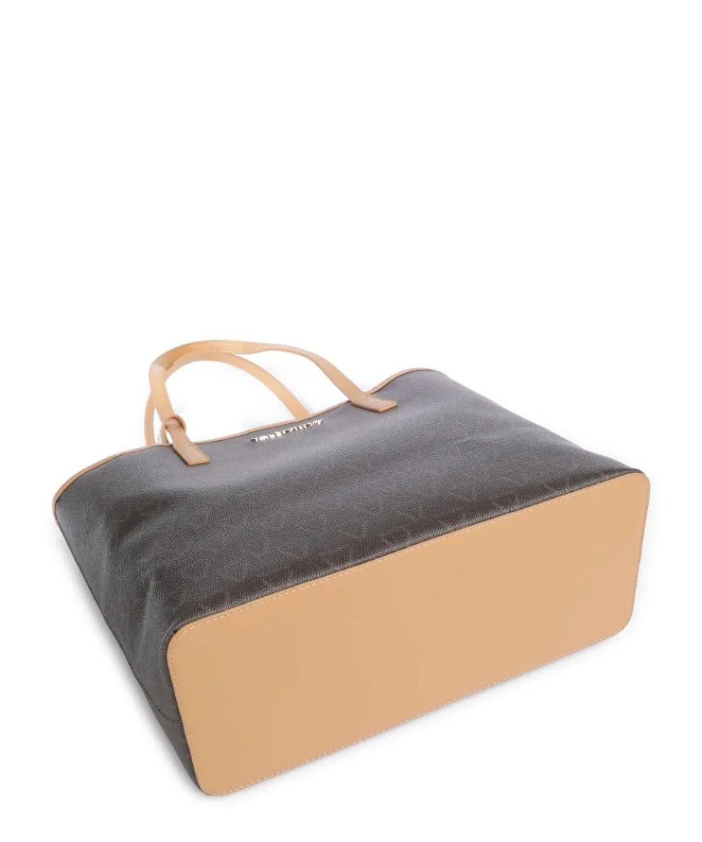 Lady Re Tote bag imitation leather dark brown