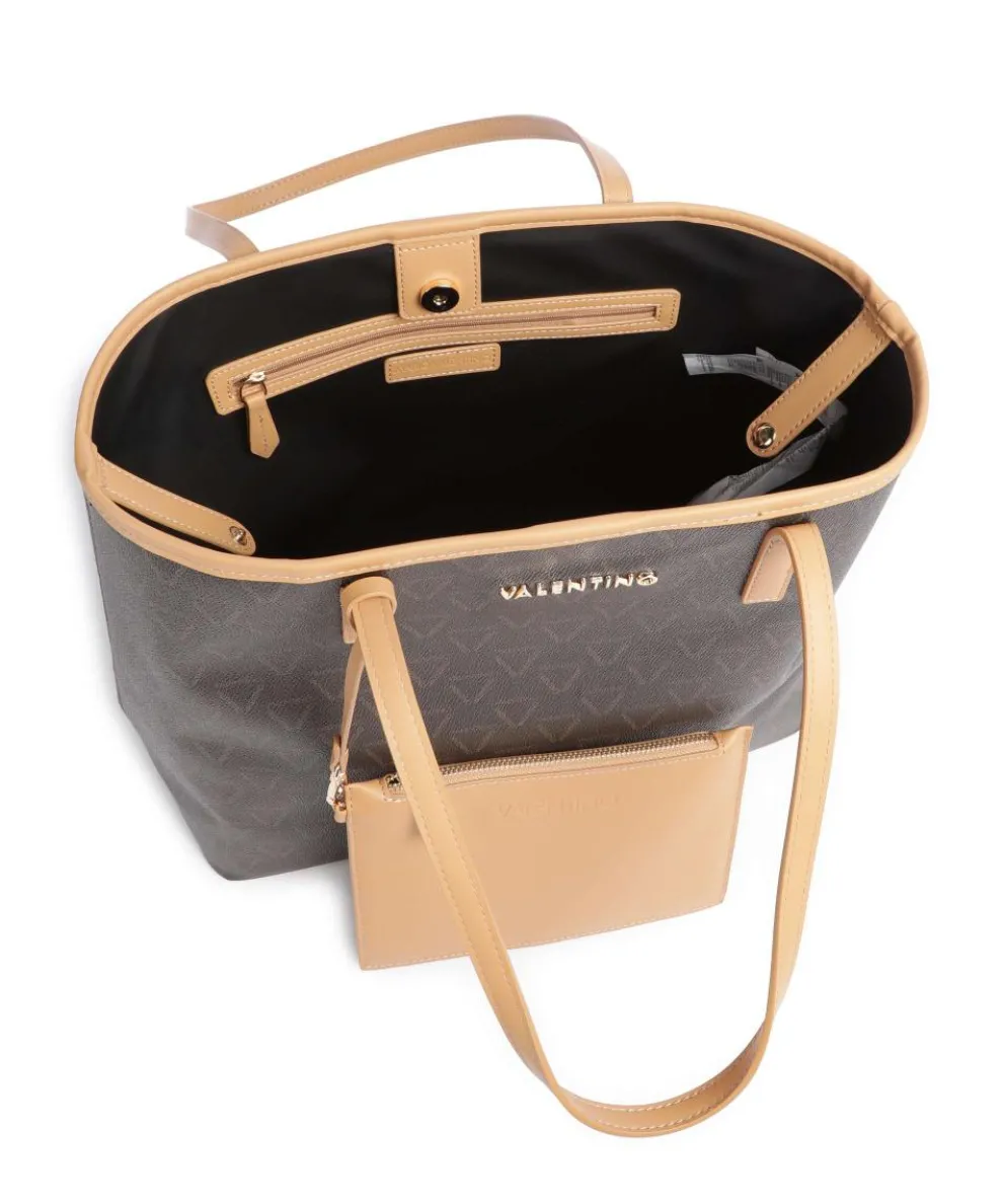 Lady Re Tote bag imitation leather dark brown