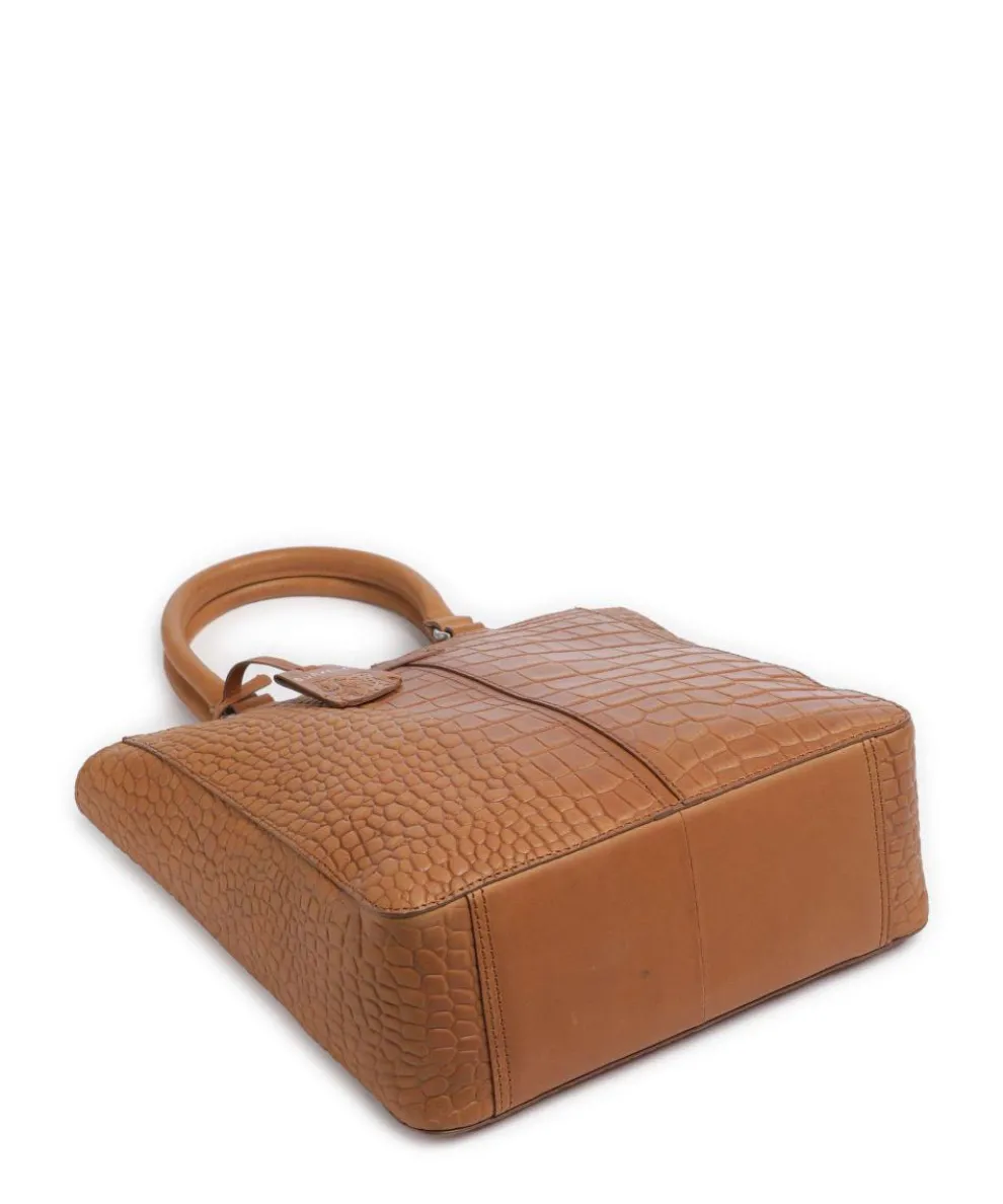 Cool Colbie Handbag embossed leather cognac