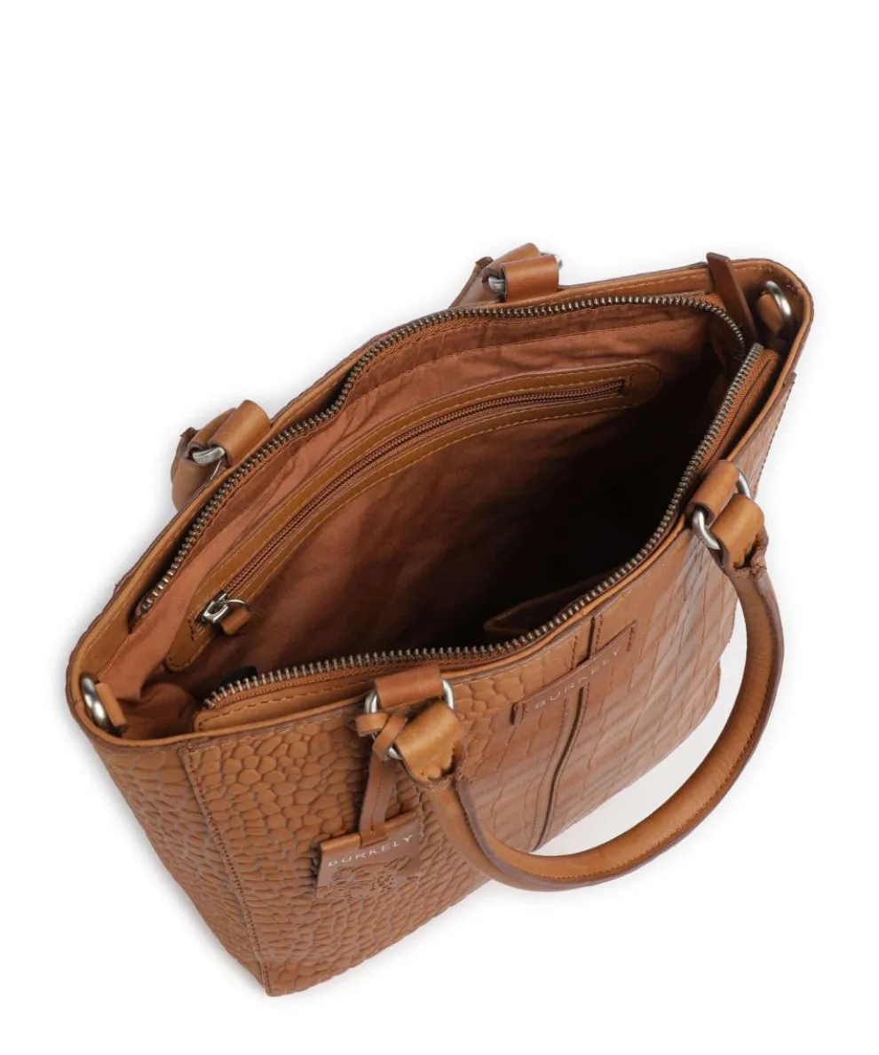 Cool Colbie Handbag embossed leather cognac