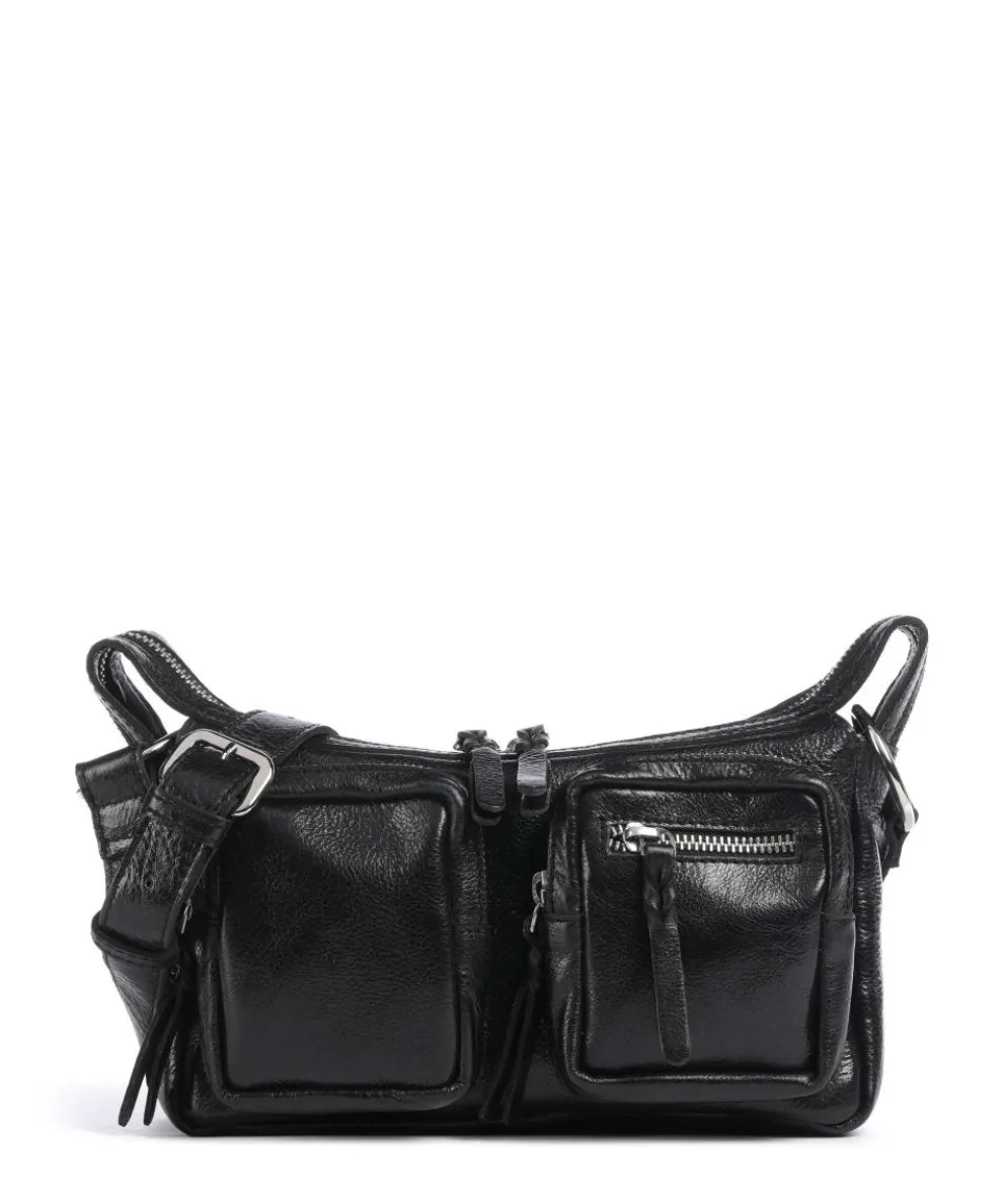 Salvatorgasse 4 Shoulder bag grained cow leather black