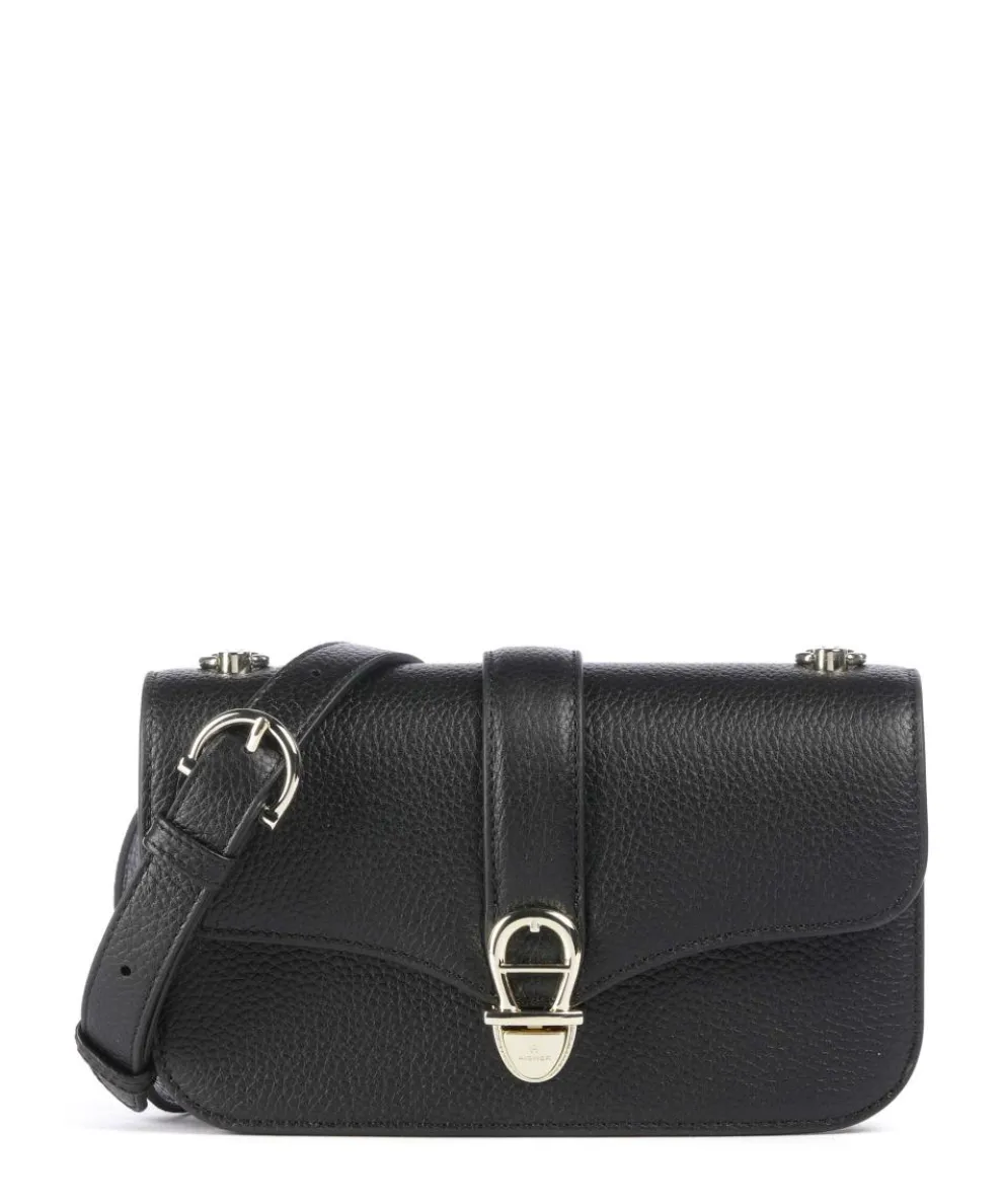 Elsa XS Crossbody bag grained cow leather black